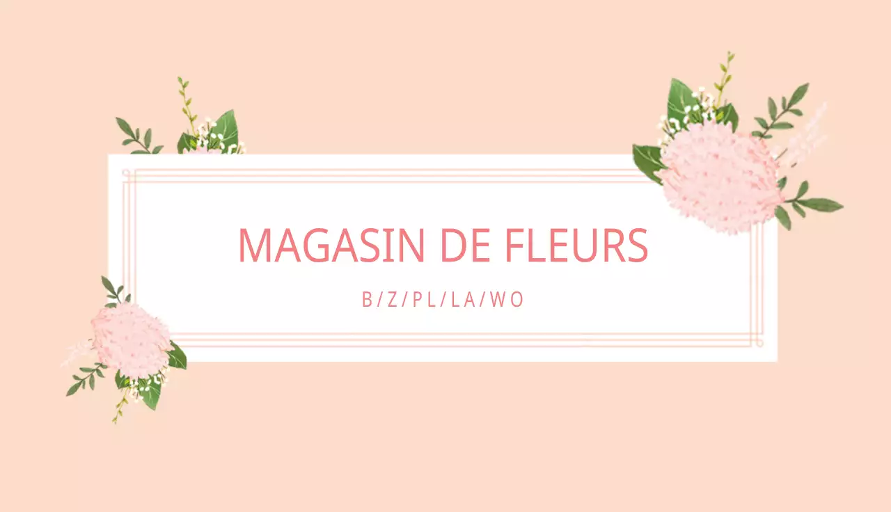 44729_Carte de visite Fleur