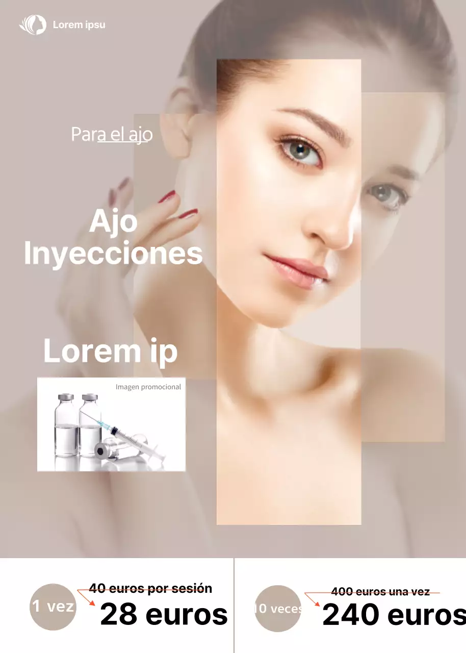 Temas promocionales para imágenes del color de la piel