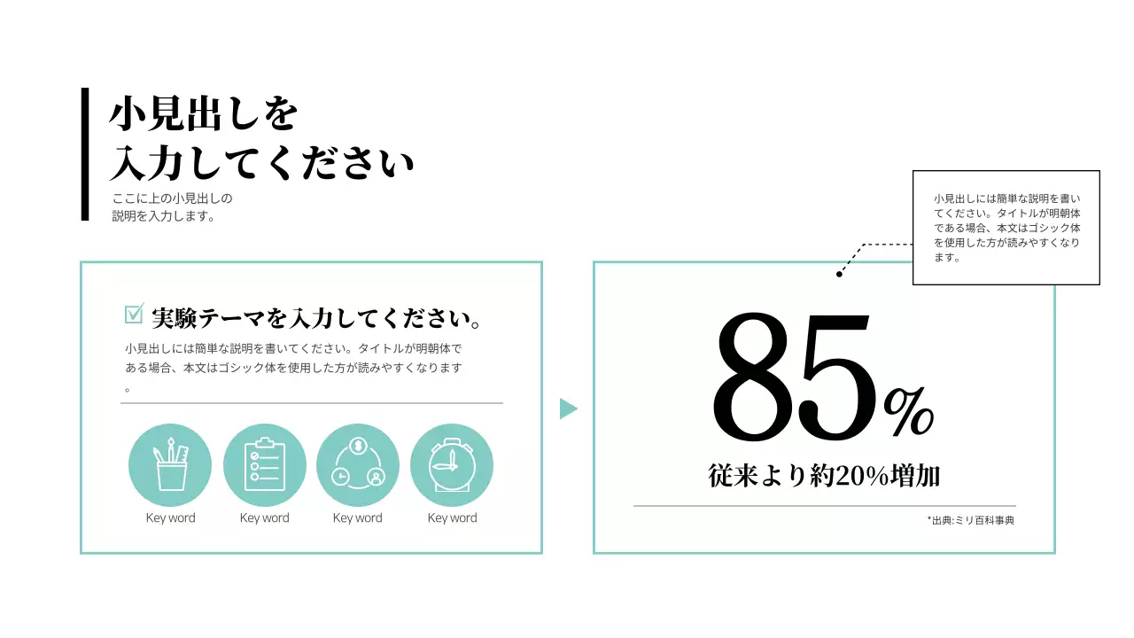 白 シンプル ドキュメント プレゼンテーション