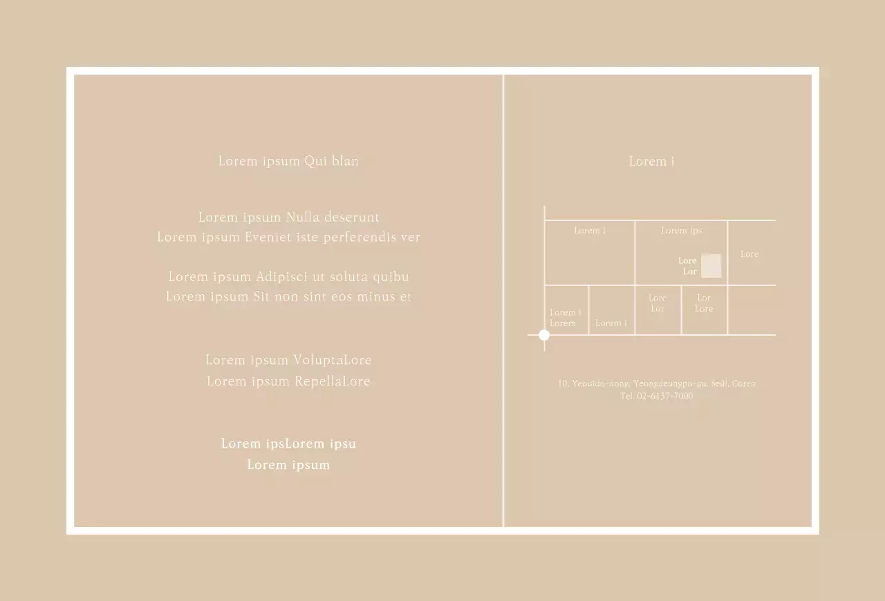 Postal horizontal para invitaciones de boda con un aspecto limpio en tonos beige