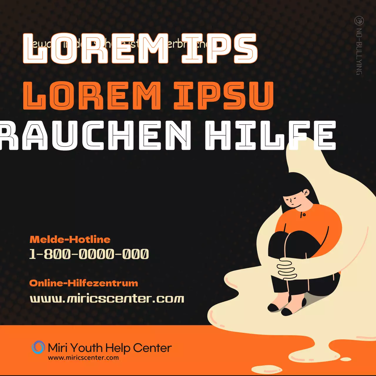 Förderung der Beseitigung von Gewalt an Schulen in Orange