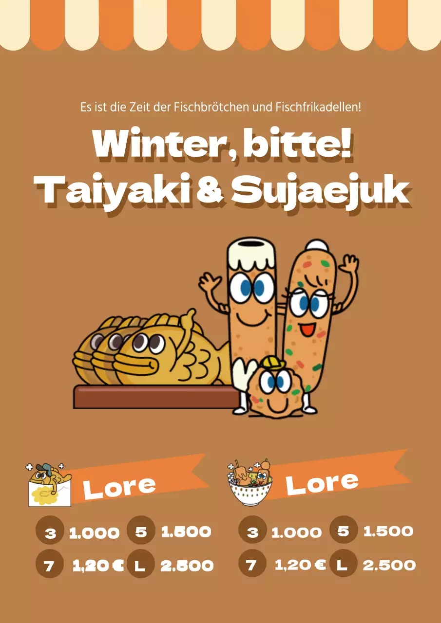 Süßkartoffel-Sticky Rice Cake Snack Menü