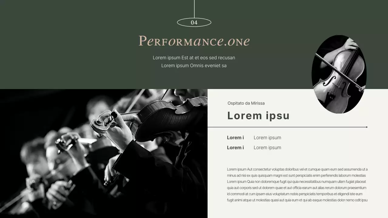 Portafoglio del gruppo Performance in kaki