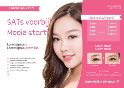 Wimperverlenging evenementen