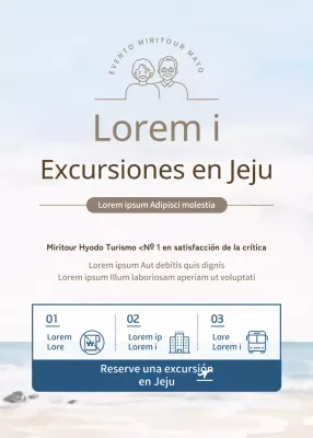 Azul claro-marrón limpio concepto piedad filial tema turismo