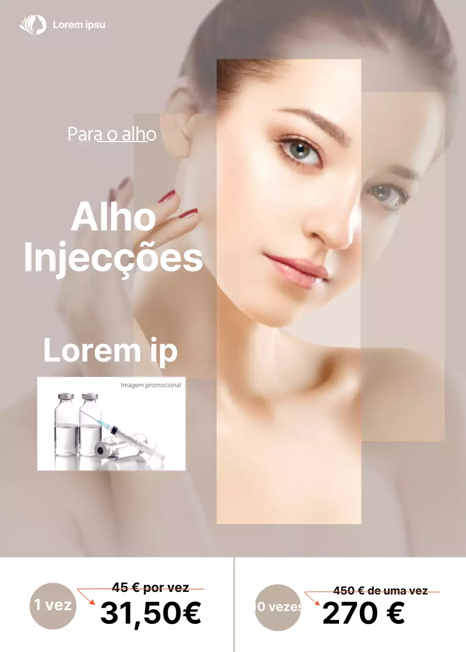 Temas promocionais para imagens de cor de pele
