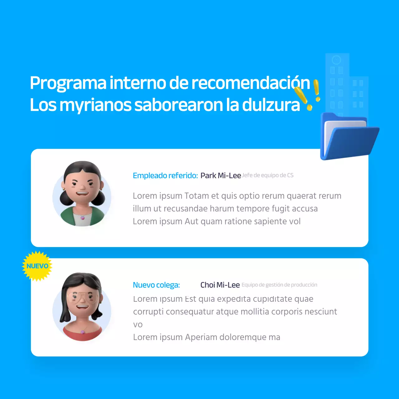 Ilustración azul en 3D de un sistema de remisión interna