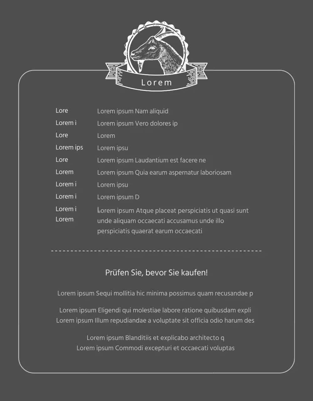 Blaues, natürliches Ziegenmilchprotein-Pulver Health Food Werbung