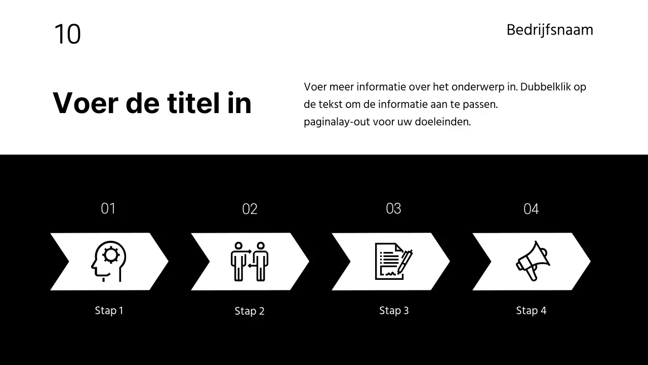 Verkoop bedrijfspresentaties