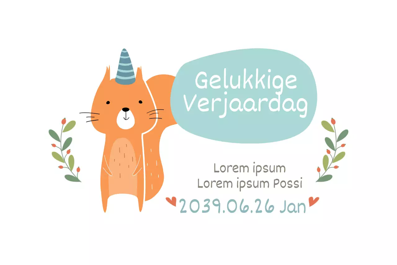 Gelukkige Verjaardag