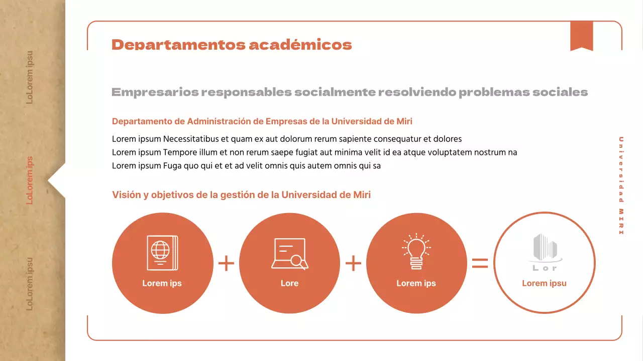 Una sencilla guía para recién llegados a la universidad con un concepto de libro beige vintage