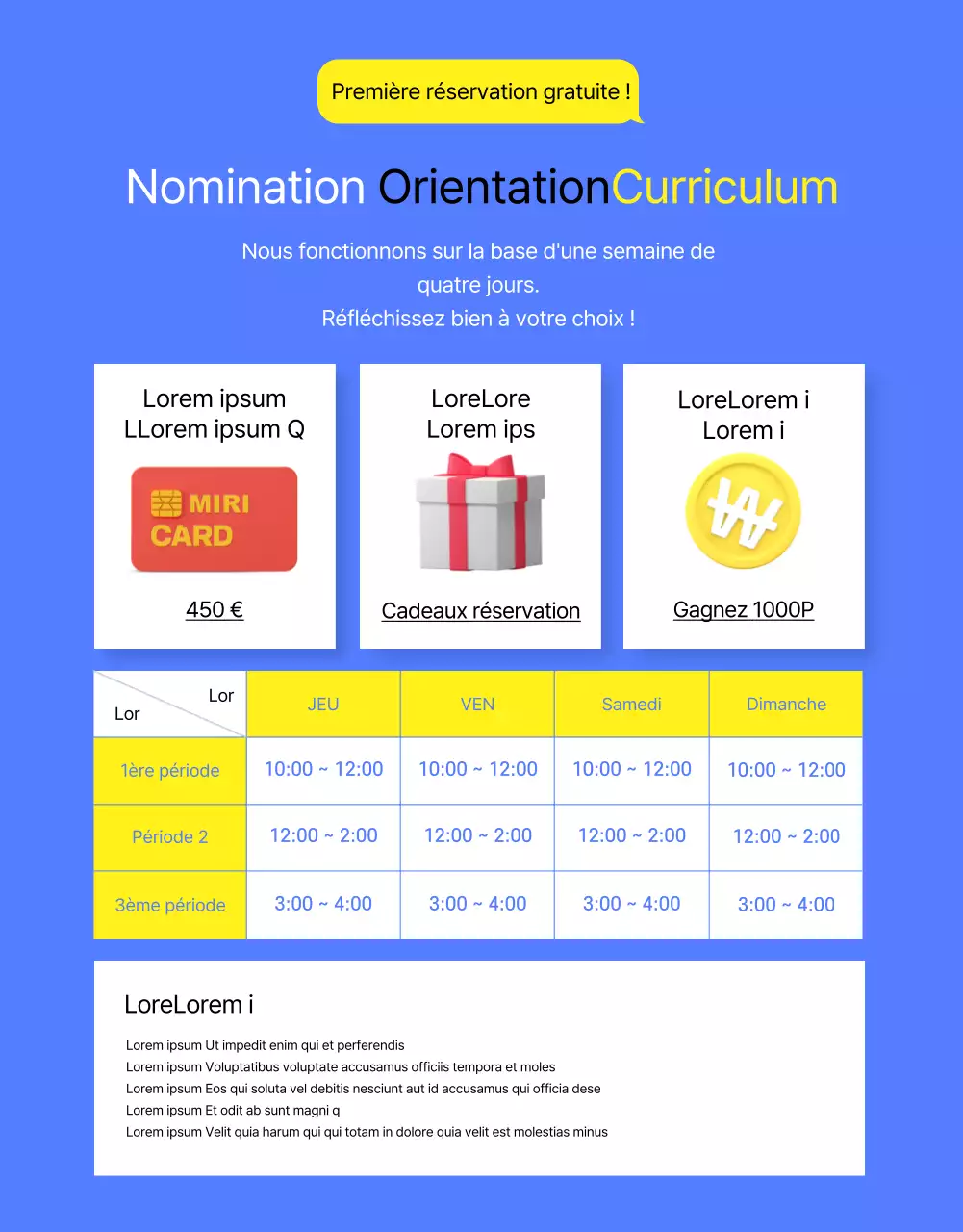 Détails de surf en bleu et jaune