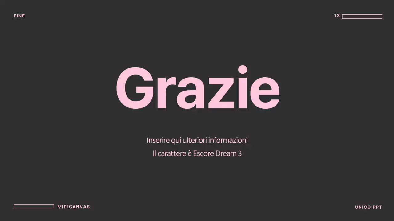 Presentazioni uniche