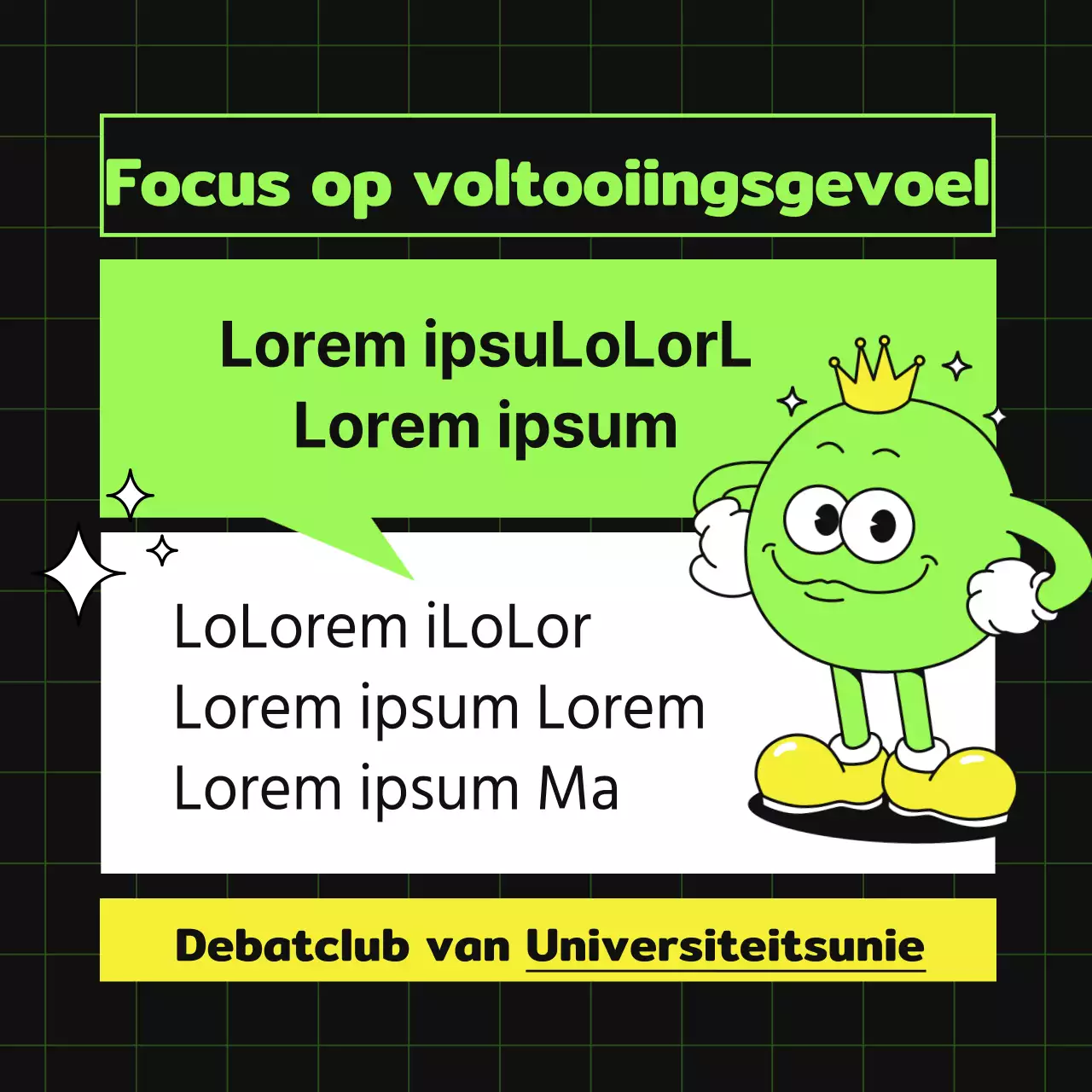 Bespreek de voor- en nadelen van fluorescerende limoengroene en zwarte jeugdige lichaamsprofielen