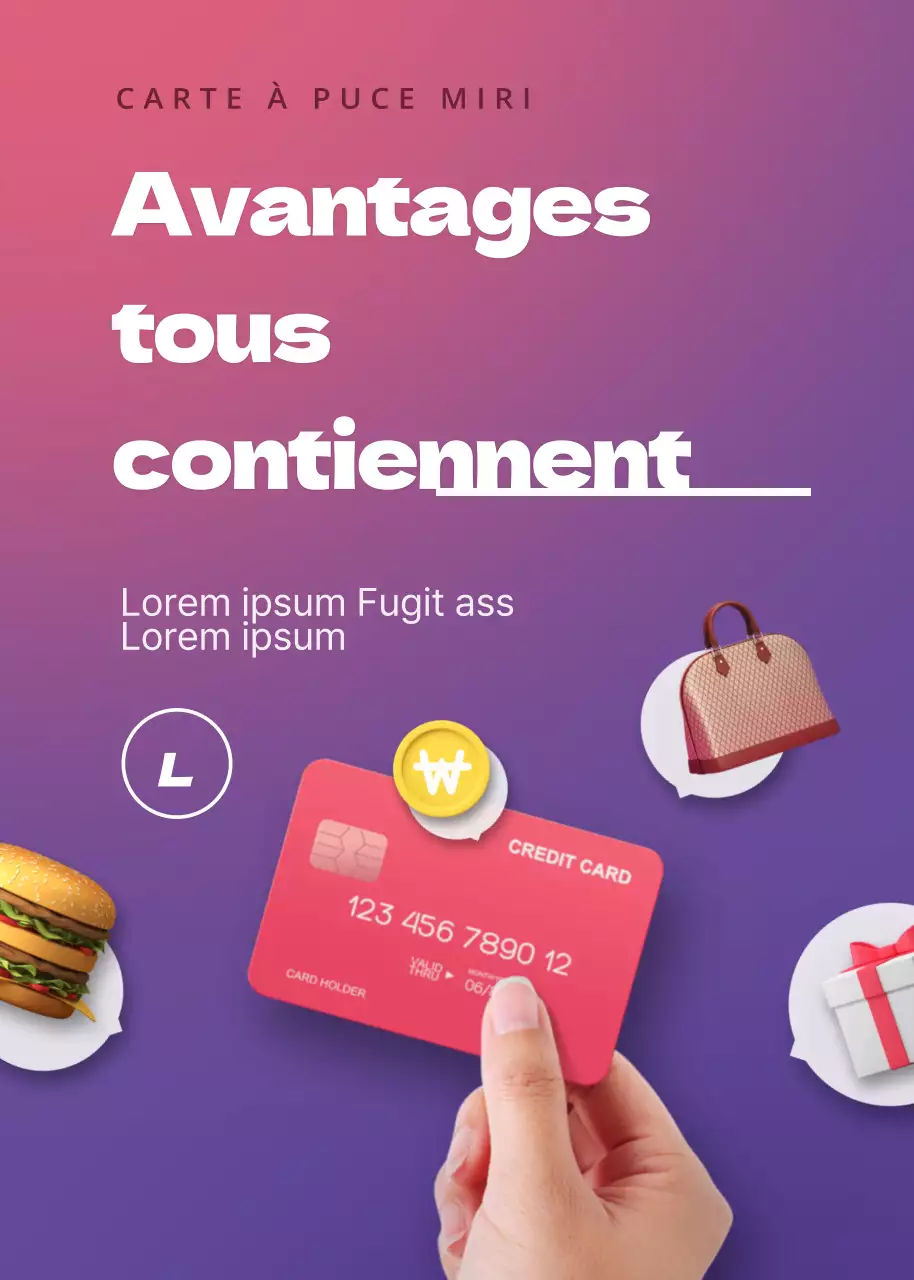 Avantages de la carte