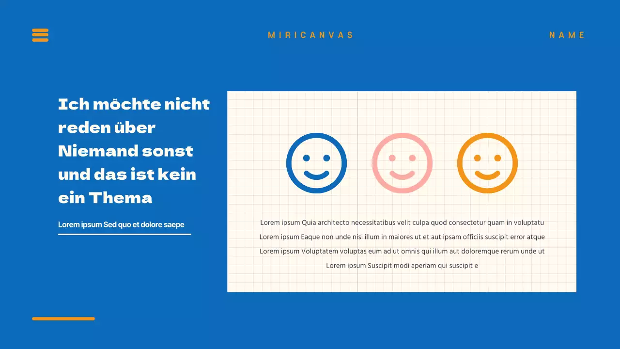 Einzigartige Präsentationen