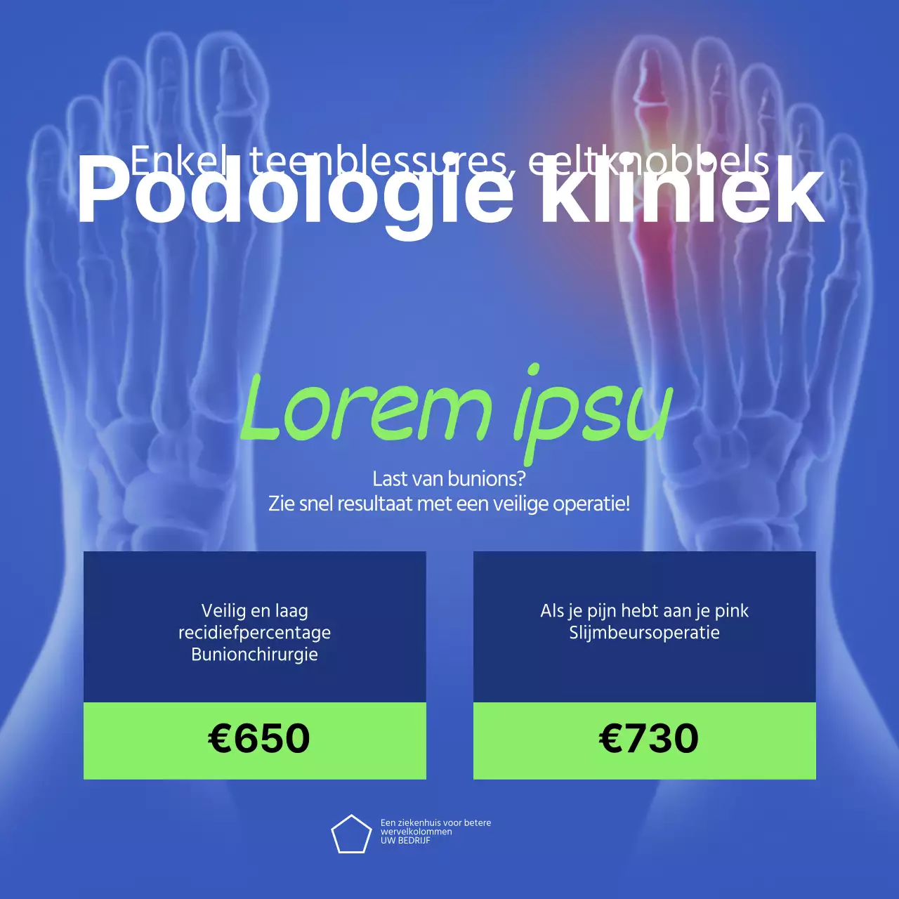 Kliniek voor podologie