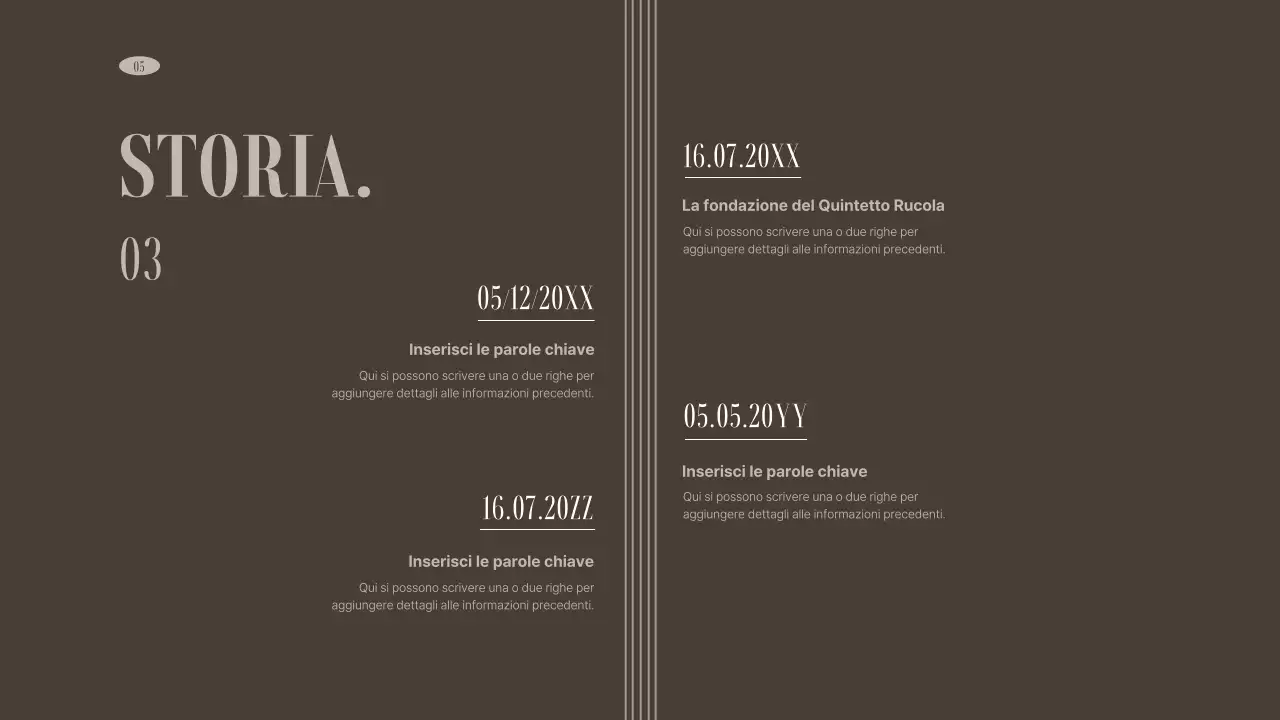 Portafoglio di organizzazioni di arti dello spettacolo in marrone e toni tenui