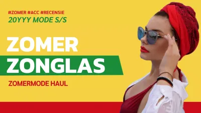 Geel Groen Oranje Zomer Modezonnebril Beoordelingen YouTube Miniaturen