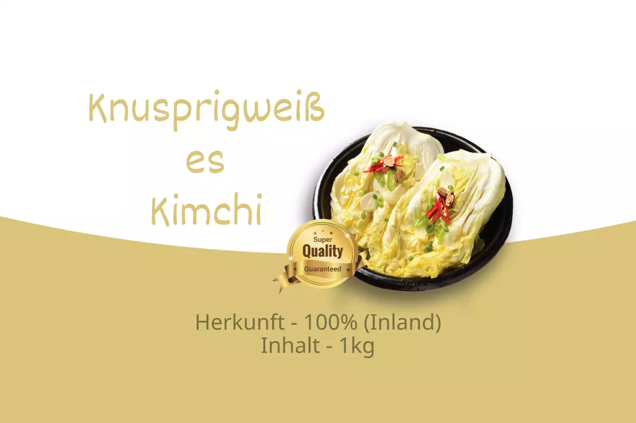 Knuspriges weißes Kimchi
