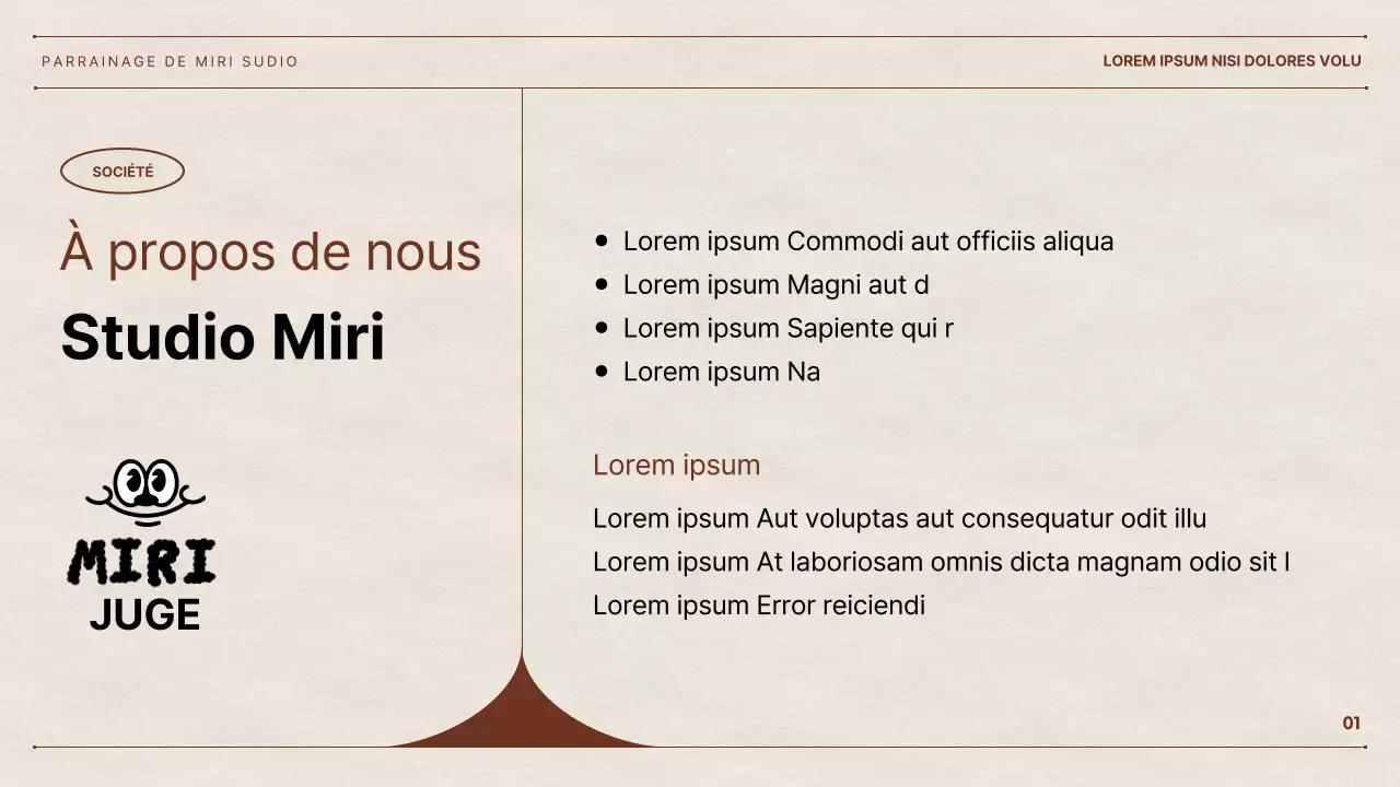 La proposition de Hyun Chan, talentueux internaute, avec un fond en papier et des formes géométriques colorées