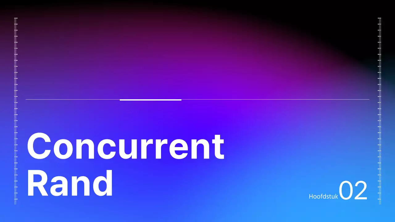 IR presentatie met zwart, blauw en rood kleurverloop bedrijfsconcept