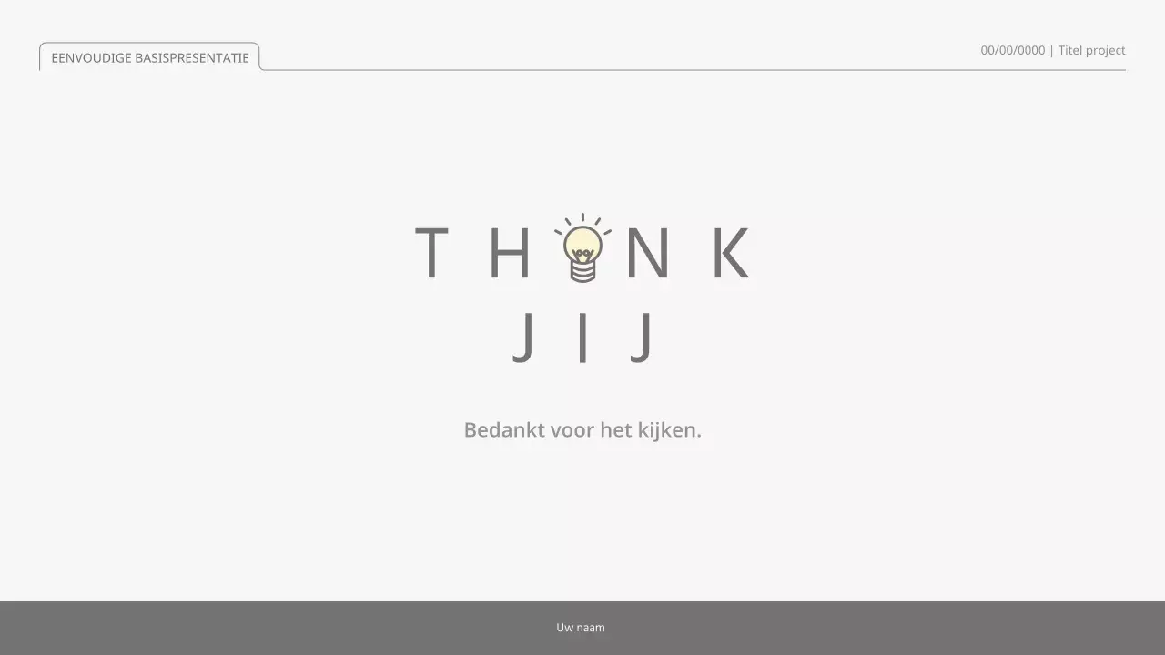 Eenvoudige, eenvoudige presentatieset in pastelkleuren en wit