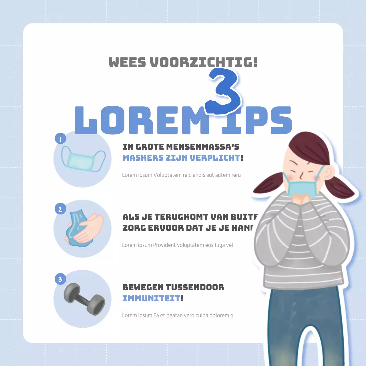 COVID voorzorgsmaatregelen