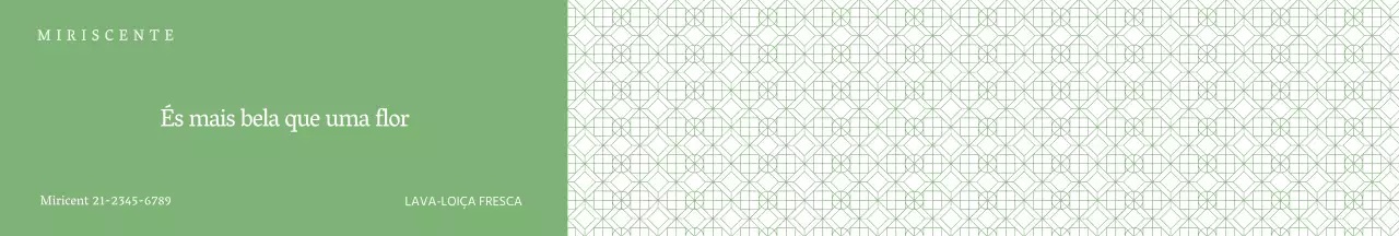 Papel de embrulho para difusor de fundo com padrão verde