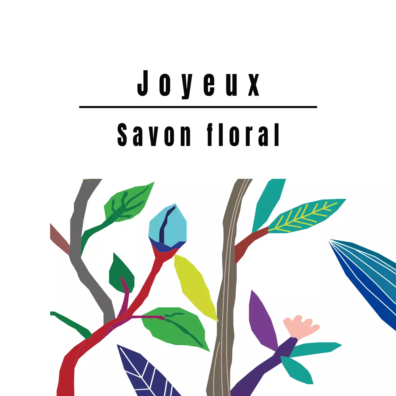 Savon à base de fleurs