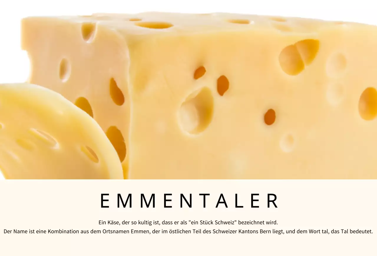 Postkarte mit Käsemarke und einfachem pastellfarbenem Hintergrund