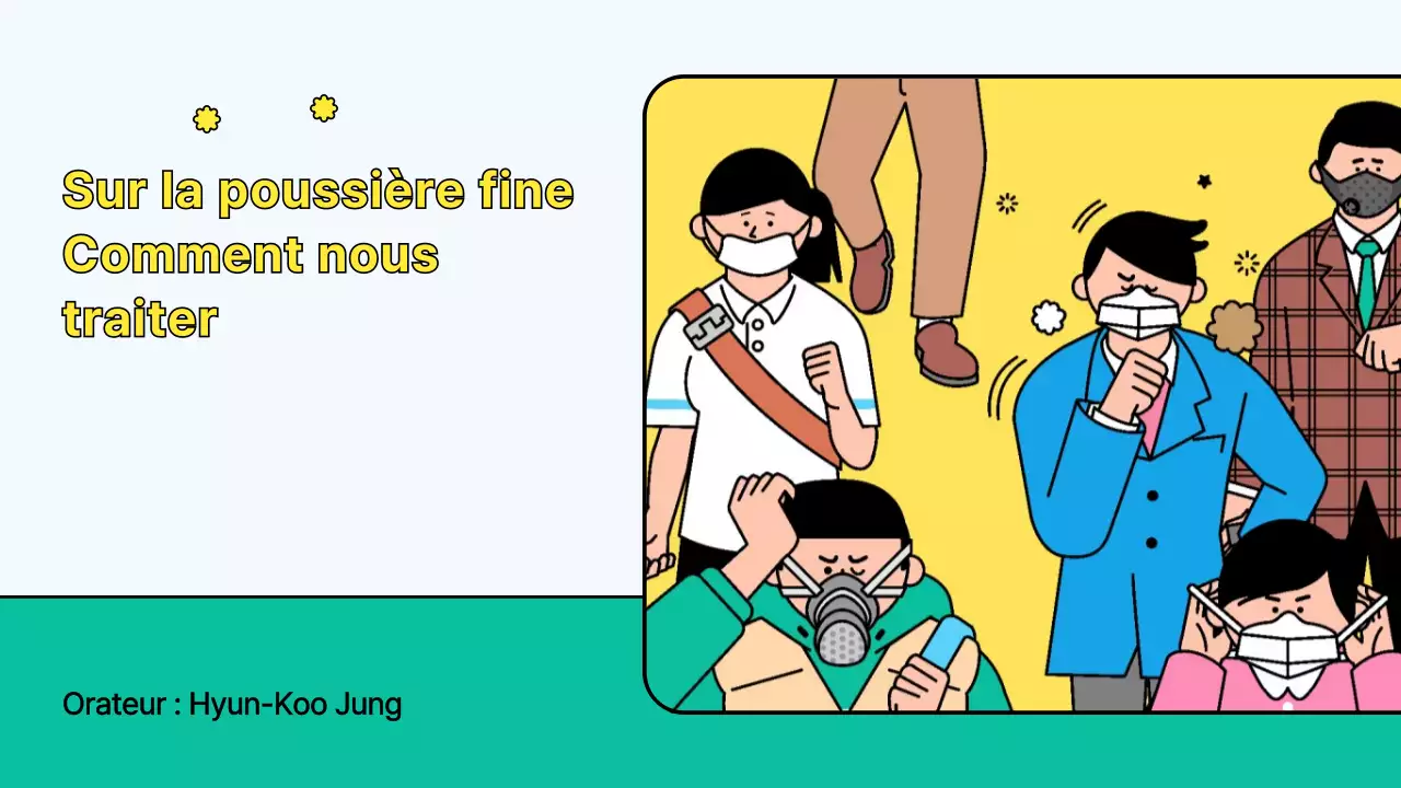 Modèle de particules dans l'environnement