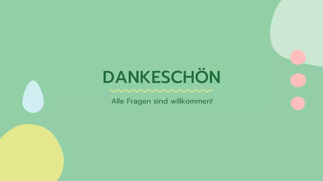 Eine frische grüne, abgerundete Psychologie Präsentation