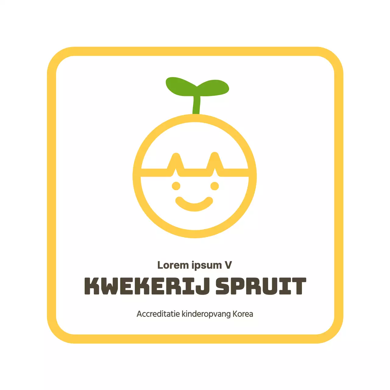 Eenvoudig schattig geïllustreerd bord voor babykamer