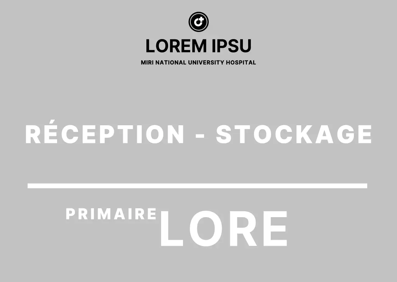 Support en acrylique pour hôpital avec instructions de rangement simples, en gris