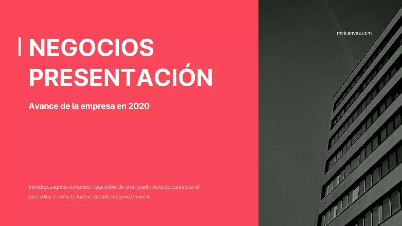 Presentaciones comerciales