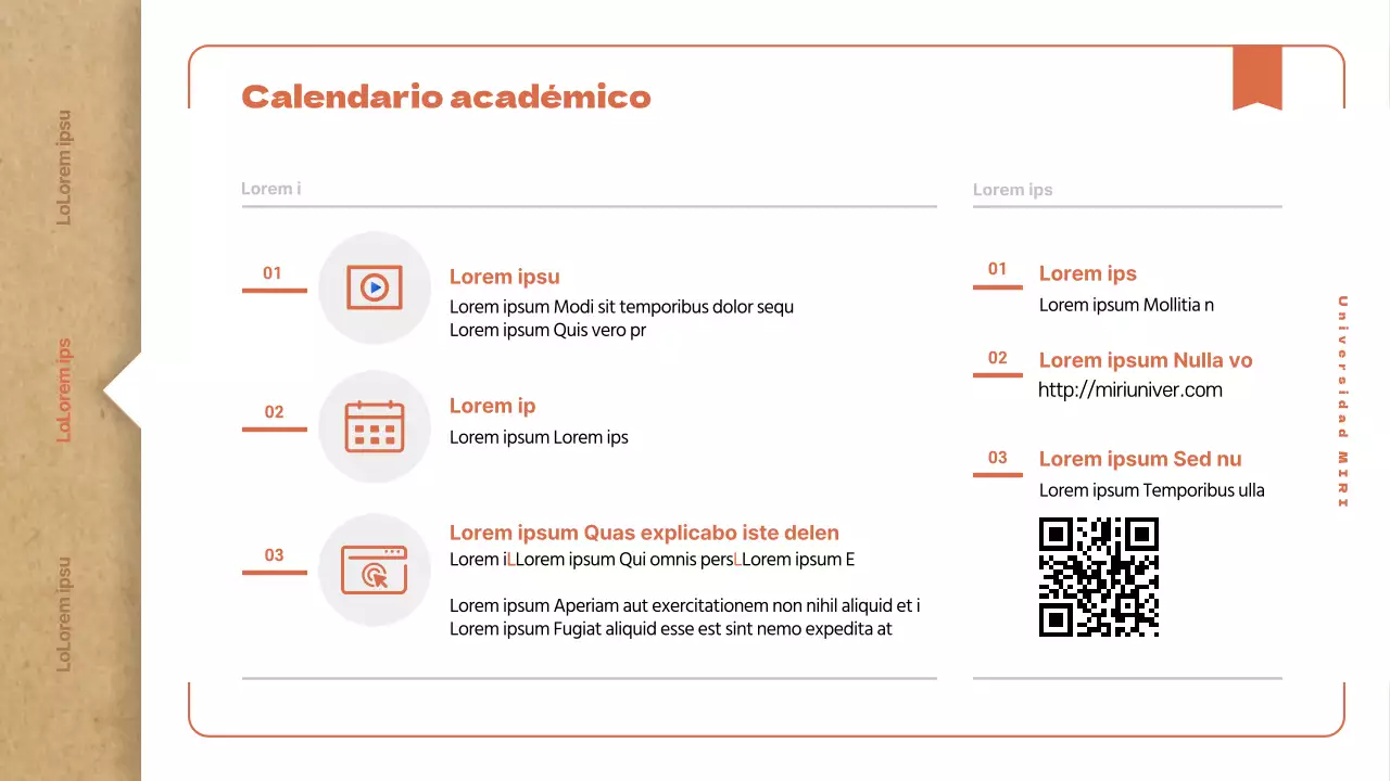 Una sencilla guía para recién llegados a la universidad con un concepto de libro beige vintage