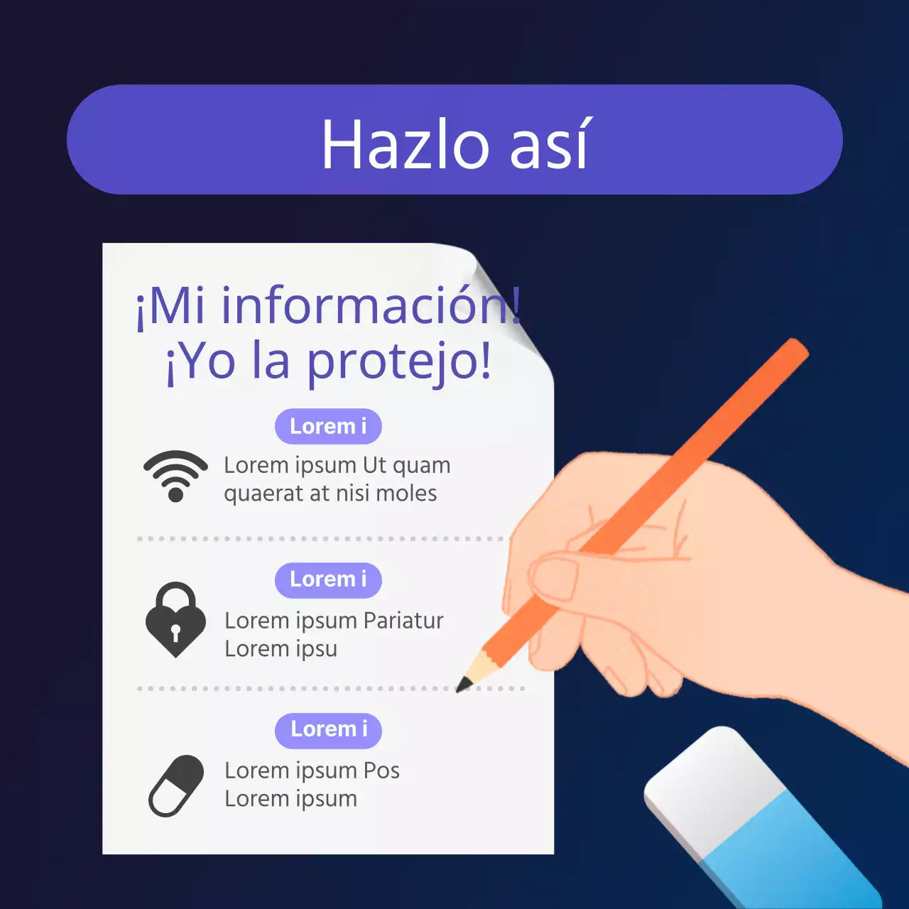 Dooclass Tarjeta del Día de la Protección de DatosNoticias Diseño