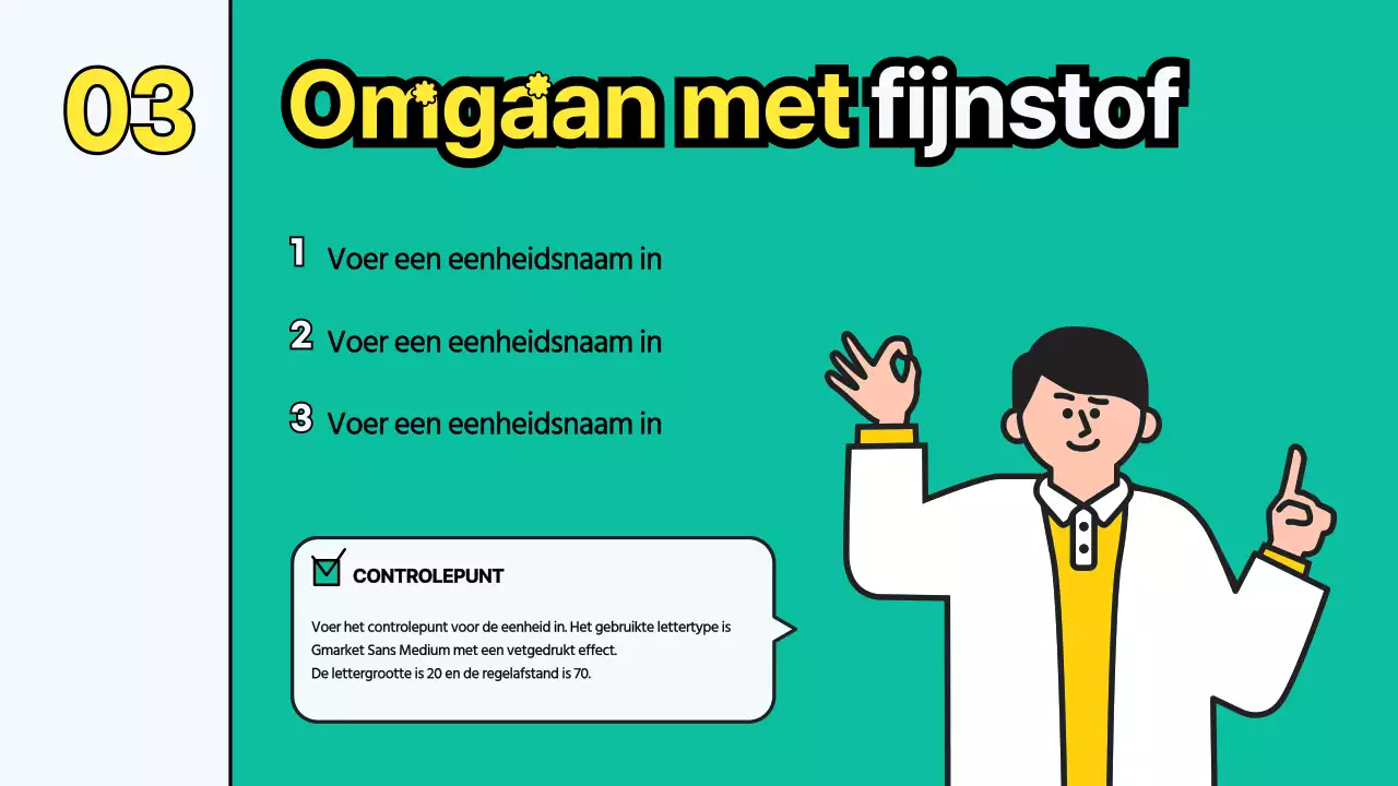 Milieubedeeltjes sjabloon