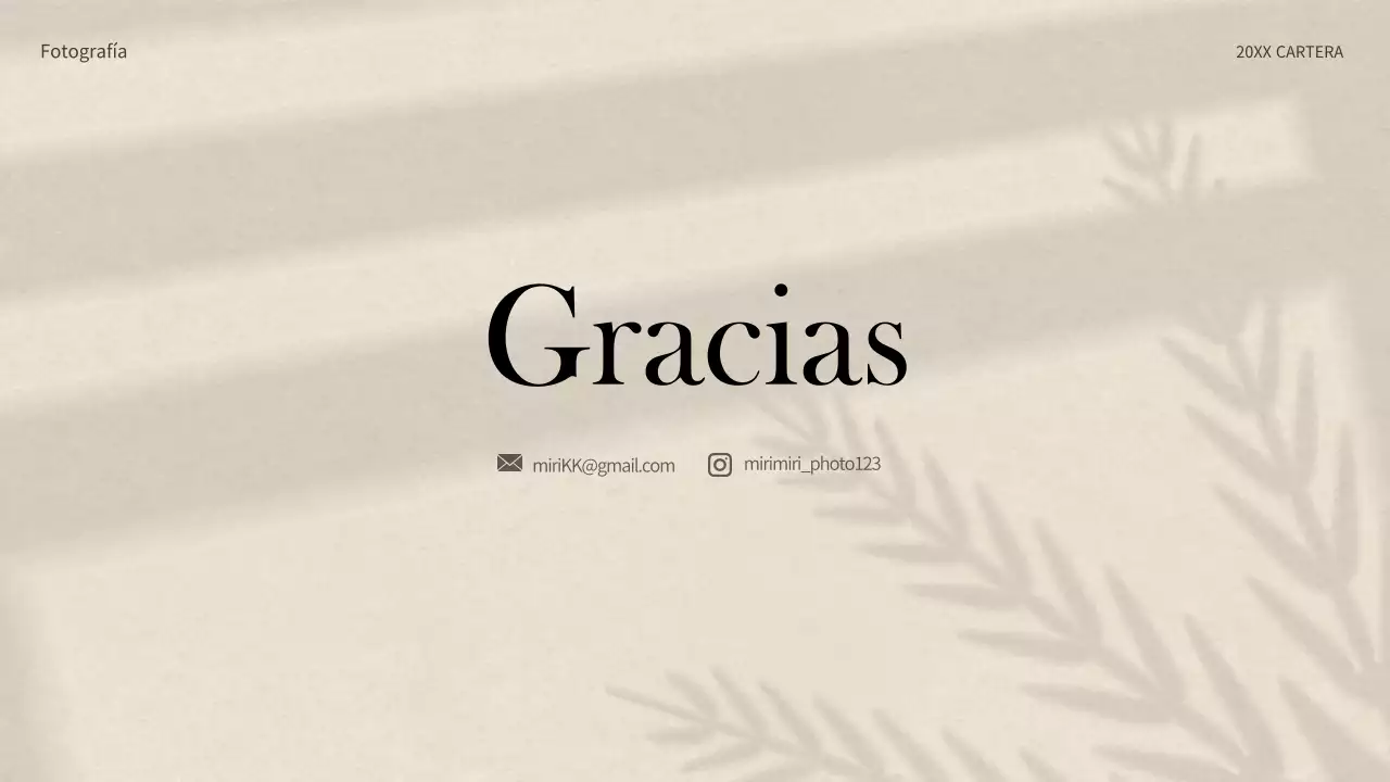 Portafolio de conceptos de cámaras de cine en beige