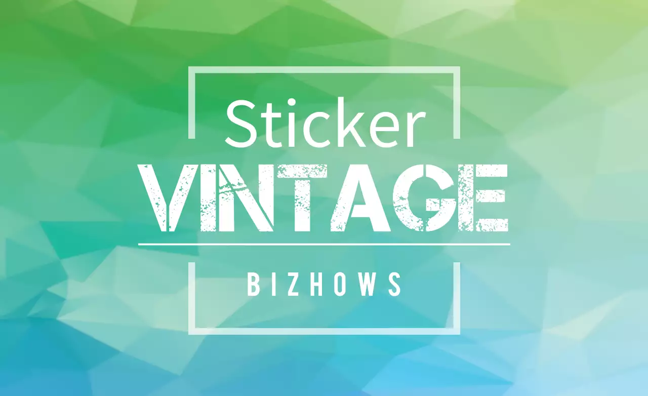 緑 ビンテージ ステッカー ラベル ファンシーバナー