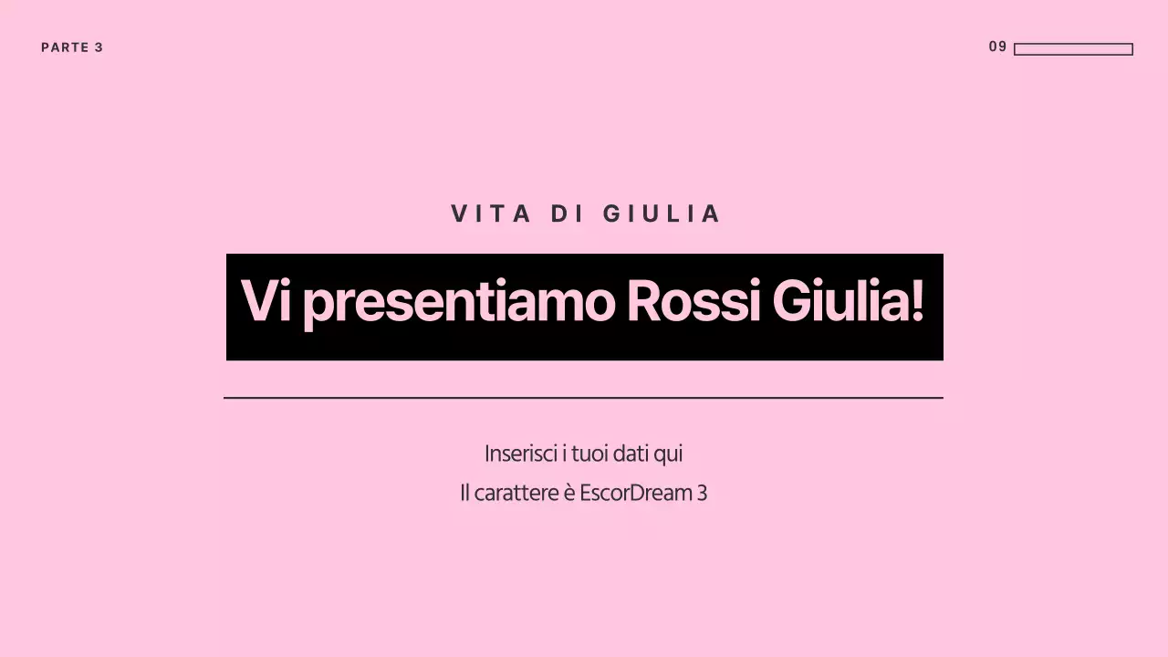 Presentazioni uniche