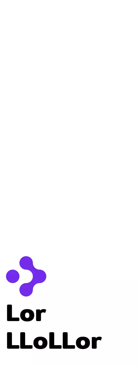 Saubere und einfache Firma Symbol Logo-Stil in lila und schwarz für Unternehmen Werbung