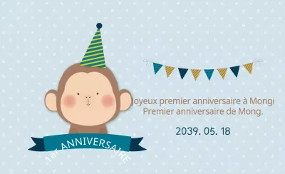 Premier anniversaire de Mong
