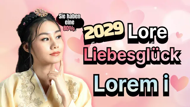 Rosa und hellblau Liebe Horoskop Konzept