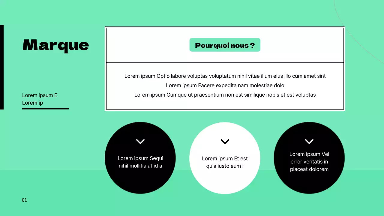 Annonce des tâches de marketing de la marque de couleur verte