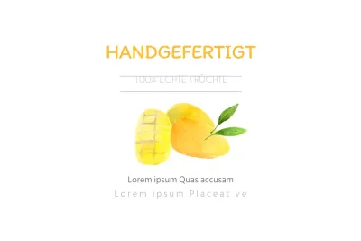 100% ECHTE FRÜCHTE Mango