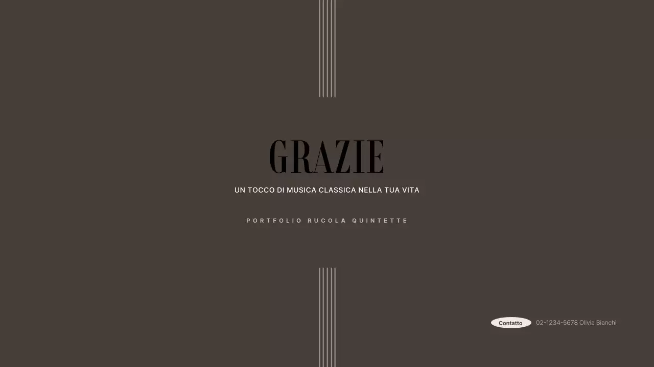 Portafoglio di organizzazioni di arti dello spettacolo in marrone e toni tenui