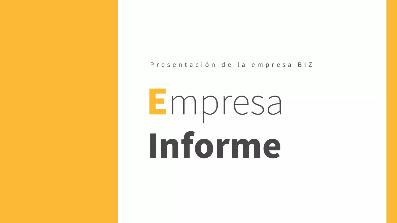 Informe sobre la situación de la empresa