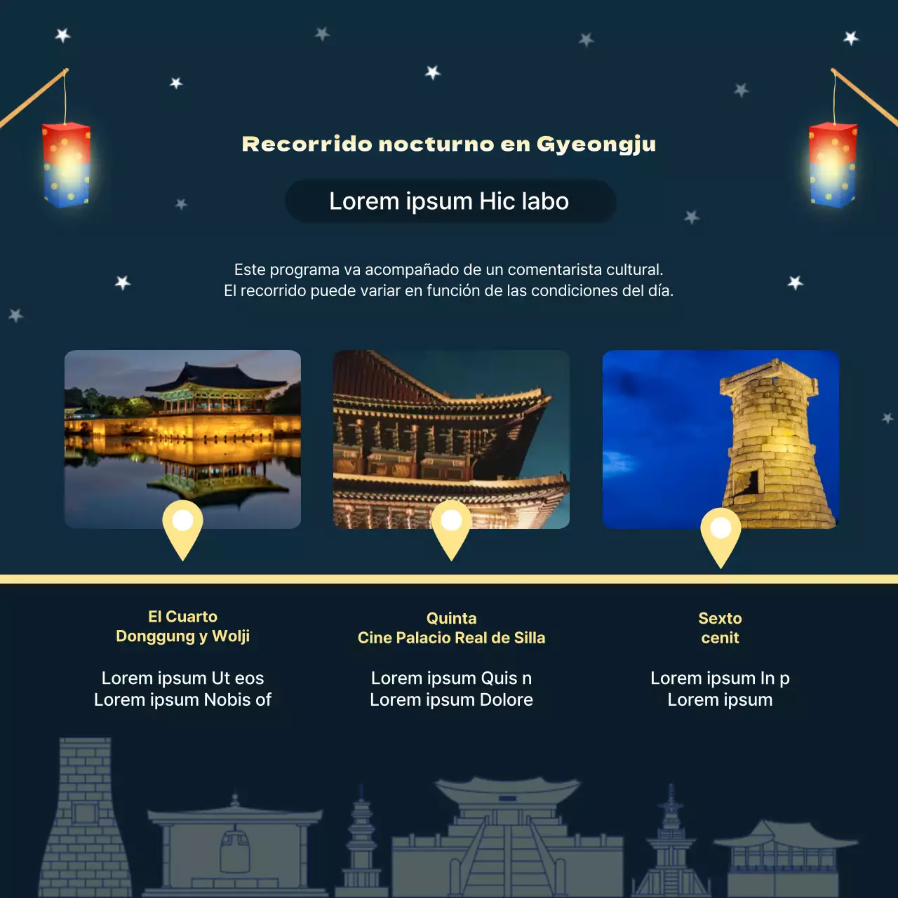 Promoción de Namsaektone de la gira nocturna de carreras